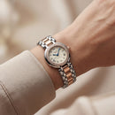 Two-Tone Diamond Bezel Watch – Heritage Roman Automatic Edition