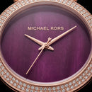 Royal Plum Crystal Watch – Rose Gold Glam Edition