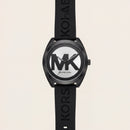 Midnight Black Logo Watch – Stealth Edition