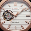 Rose Gold Open-Heart Automatic Steel Watch