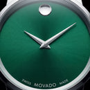 Silver Green Minimal Dial Stainless Steel Watch