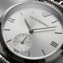 Stainless Steel Silver Sunray Dial Sub-Second Minimalist Luxury Bracelet Watch – Women