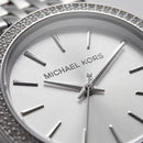 Stainless Steel Crystal Bezel Silver Sunray Dial Luxury Bracelet Watch – Women