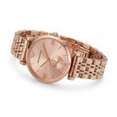 Rose Gold Sunray Dial Sub-Second Minimalist Luxury Bracelet Watch – Women