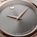 Rose Gold Minimalist Dot Dial Luxury Bracelet Watch – Women