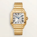 Golden Sunray Square Automatic Roman Dial Steel Watch