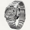 Brushed Steel Heavy-Duty Chronograph Sports Watch