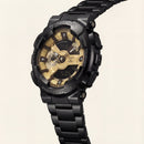 Black & Gold Heavy-Duty Chronograph Sports Watch
