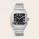 Classic Silver Square Roman Dial Steel Watch