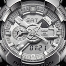 Brushed Steel Heavy-Duty Chronograph Sports Watch