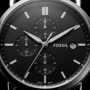 Classic Black Dial Stainless Steel Chronograph Watch