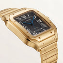 Royal Gold Square Automatic Roman Dial Steel Watch
