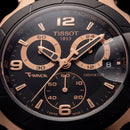 Elite Rose Gold Black Racing Chronograph Men’s Watch