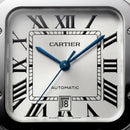 Silver Square Roman Dial Steel Watch