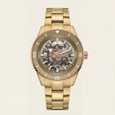 Royal Gold Skeleton Diver Automatic Stainless Steel Watch