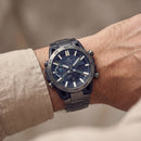 Carbon Black Solar Chrono Digital-Analog Sports Watch