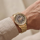 Royal Gold Skeleton Diver Automatic Stainless Steel Watch