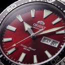 Crimson Red Diver Automatic Stainless Steel Watch