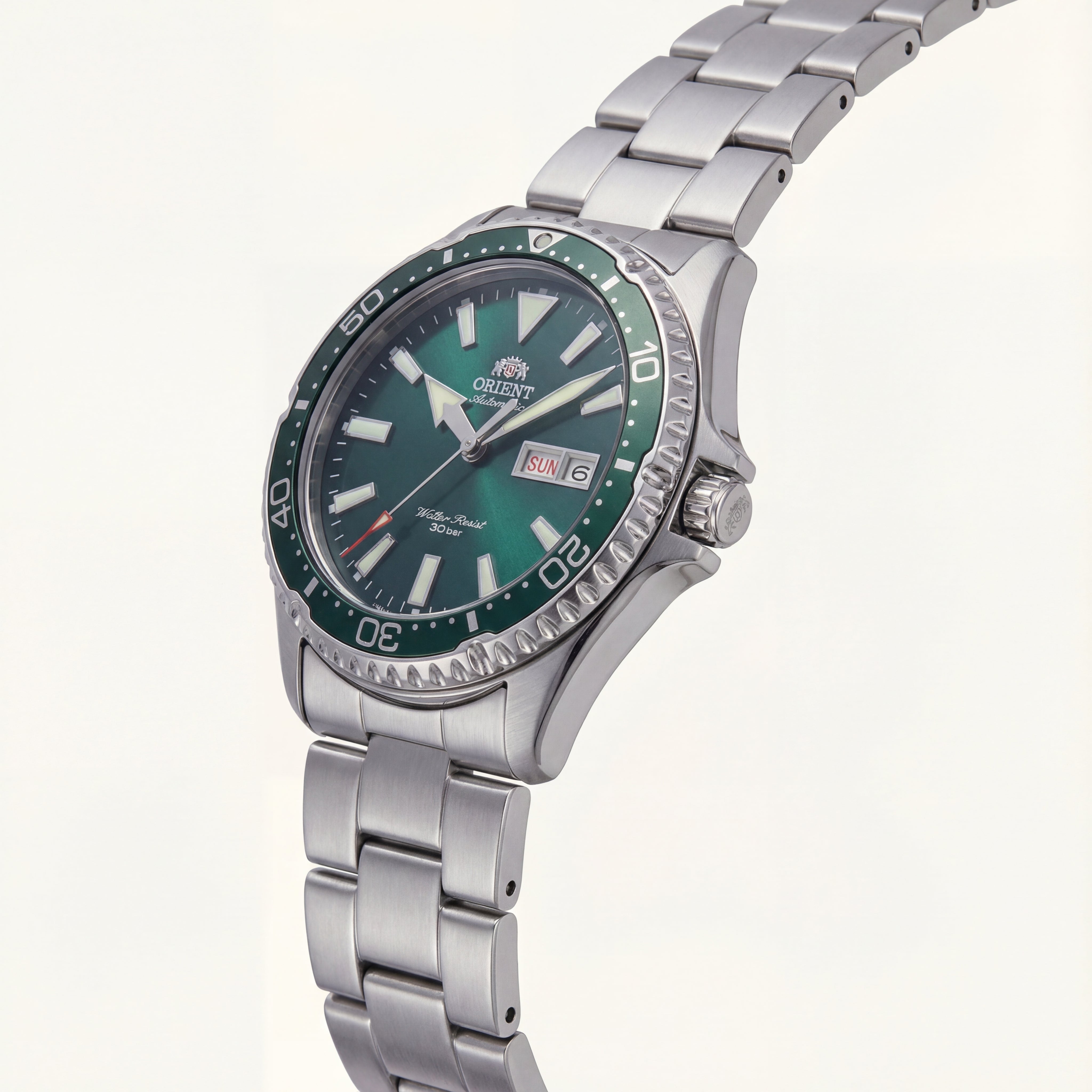 Emerald Green Diver Automatic Stainless Steel Watch