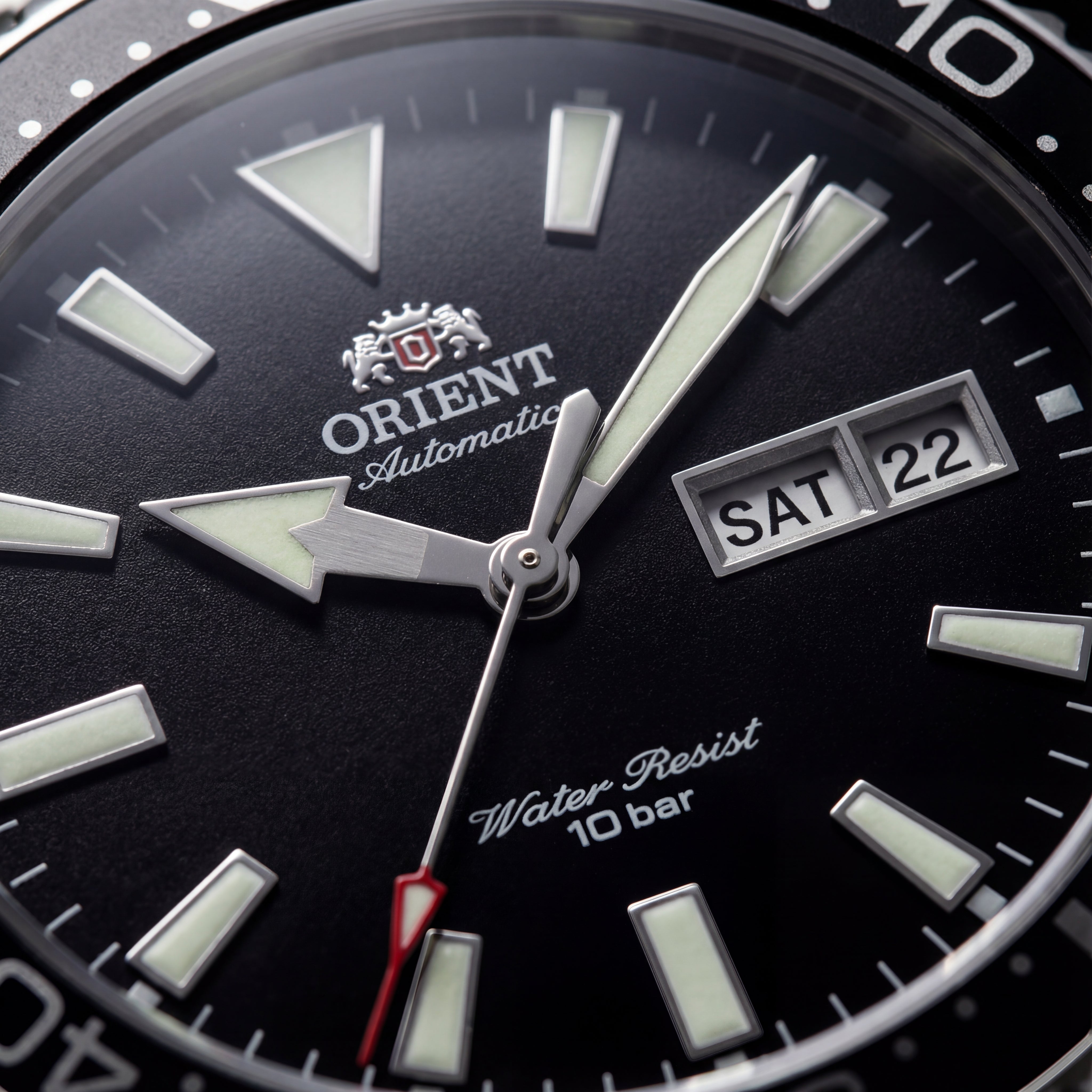 Ocean Black Diver Automatic Stainless Steel Watch