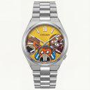 Wise Faces Concept Art Dial Automatic Silver Watch