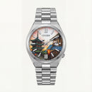 Kyoto Heritage Art Dial Automatic Silver Watch