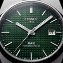 Centrix Emerald Green Waffle Dial Silver Watch