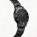 All-Black Minimalist Stainless Steel Men’s Watch