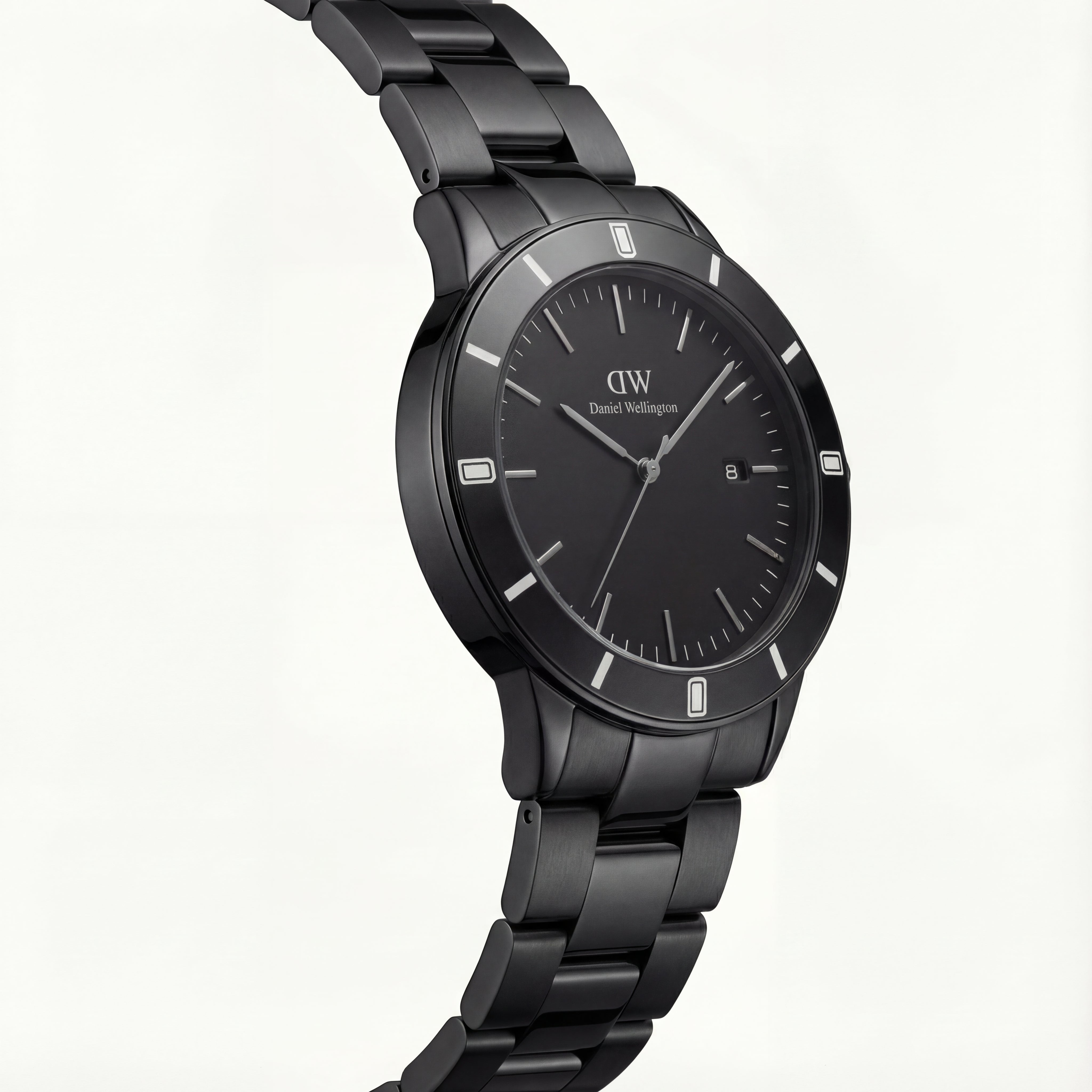 All-Black Minimalist Stainless Steel Men’s Watch