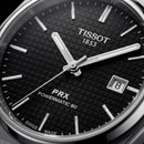 Centrix Black Waffle Dial Silver Watch