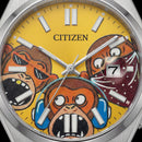 Wise Faces Concept Art Dial Automatic Silver Watch