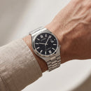 Stellar Night Galaxy Automatic Silver Watch