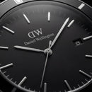 Silver Black Dial Minimalist Men’s Watch