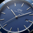 Silver Blue Dial Minimalist Men’s Watch