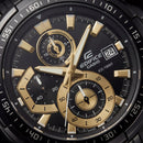 All-Black Gold Accent Chronograph Men’s Watch