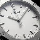 Silver White Luxury Steel Men’s Watch with Minimal Dial