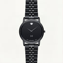 Matte Black Slim Minimalist Men’s Watch