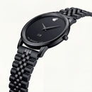 Matte Black Slim Minimalist Men’s Watch