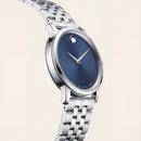 Deep Blue Minimalist Silver Men’s Watch