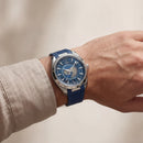 Ocean Blue World Time Automatic Men’s Watch