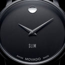 Matte Black Slim Minimalist Men’s Watch