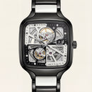 Obsidian Black Square Skeleton Automatic Men’s Watch