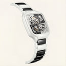 Ivory White Square Skeleton Automatic Men’s Watch