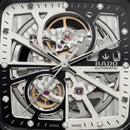 Obsidian Black Square Skeleton Automatic Men’s Watch