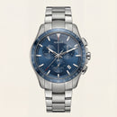 Men’s Premium Chronograph Stainless Steel Watch – Blue Dial Edition