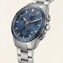 Men’s Premium Chronograph Stainless Steel Watch – Blue Dial Edition