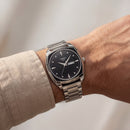 Midnight Black Diamond Index Day-Date Men’s Watch