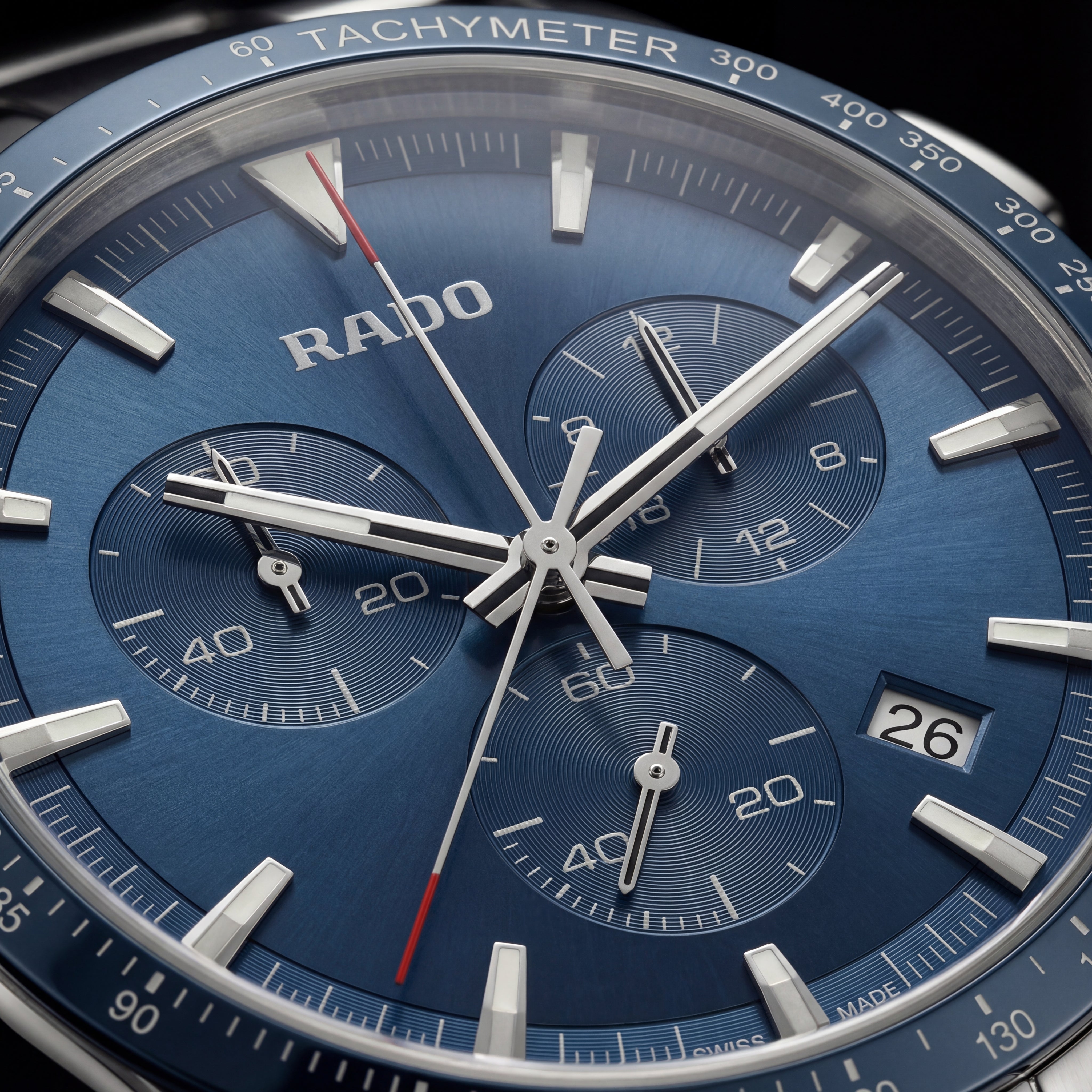 Men’s Premium Chronograph Stainless Steel Watch – Blue Dial Edition