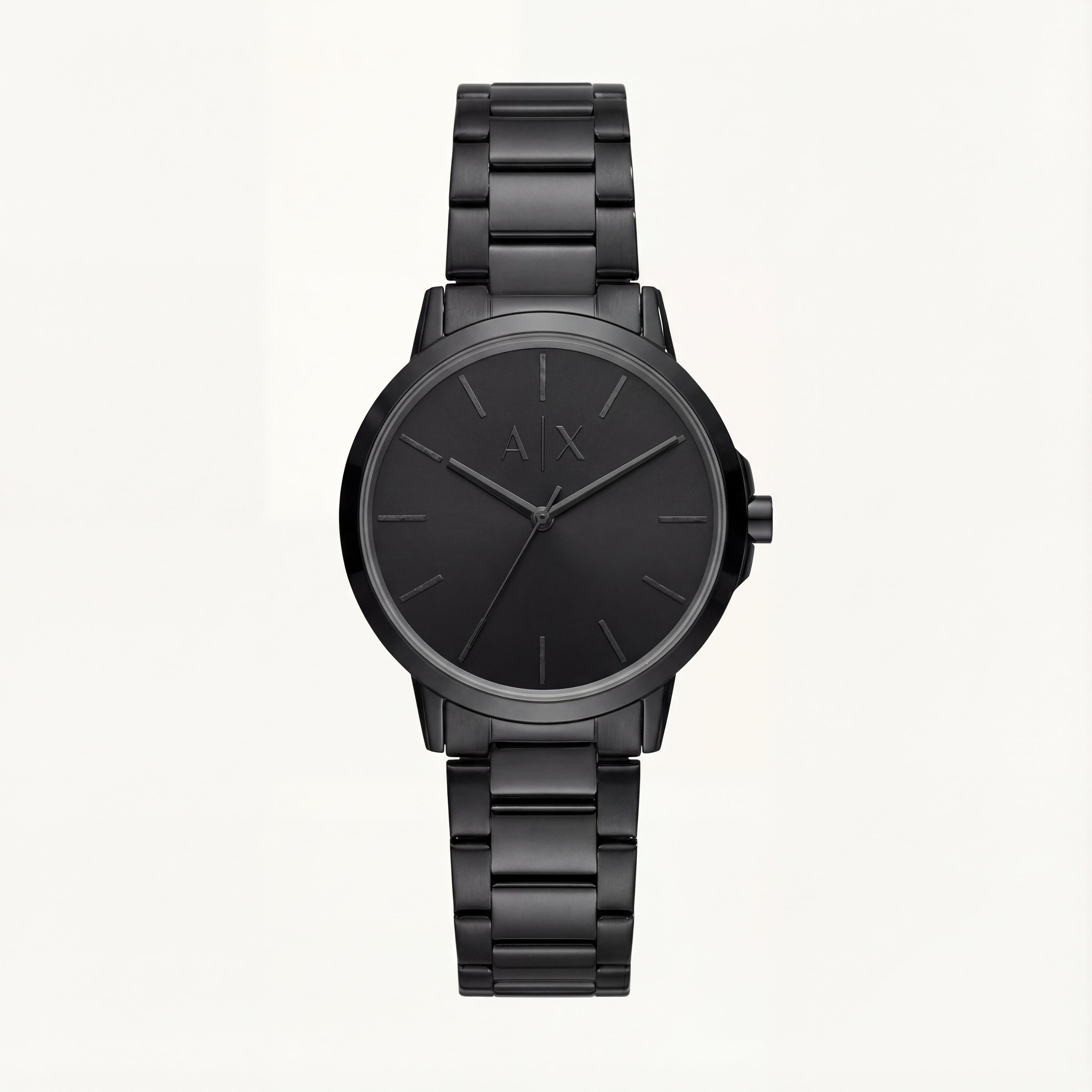 Premium Black Minimal Stainless Steel Watch for Men