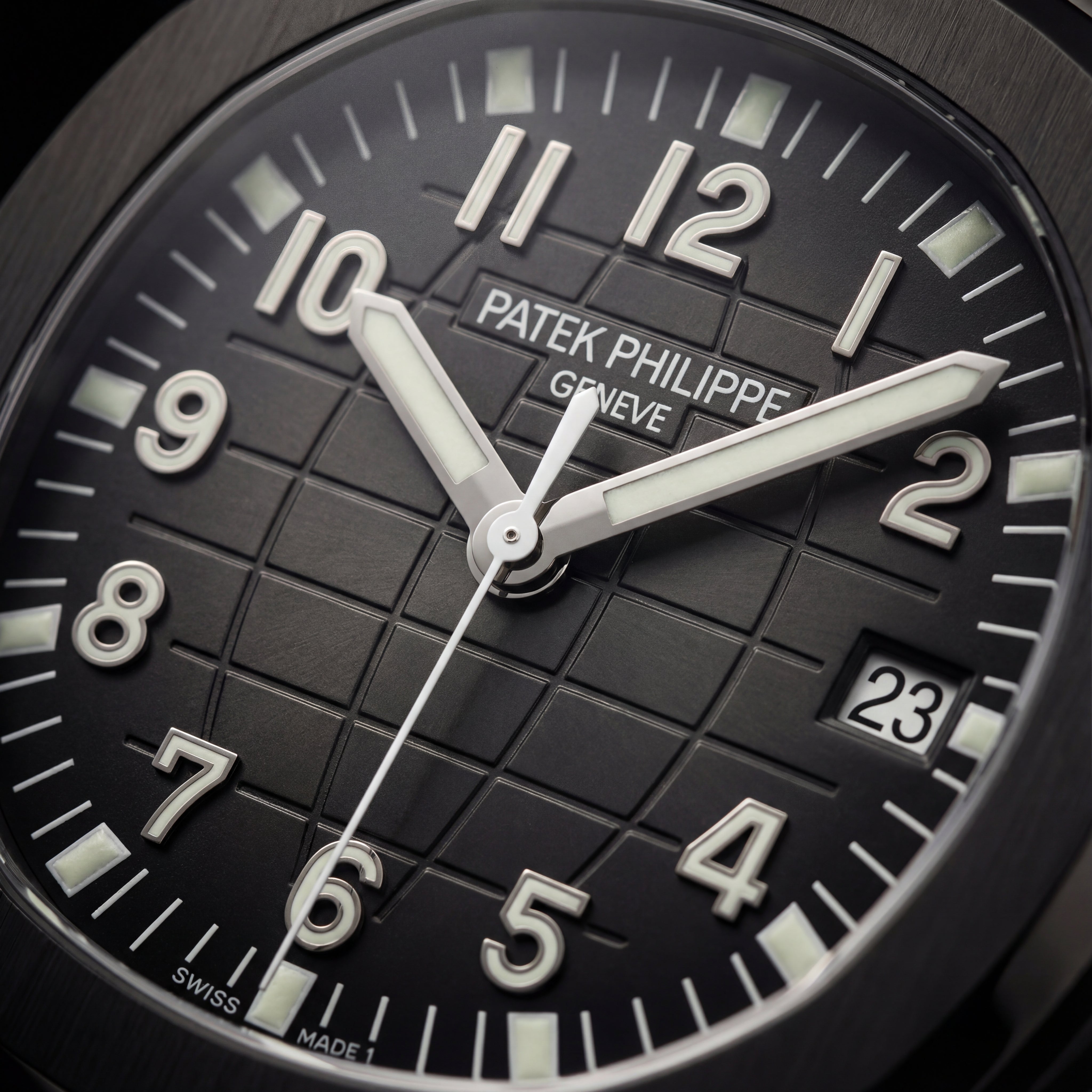 Premium Black Sports Steel Watch with Date Display